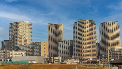 Fototapeta premium 柏の葉キャンパス駅前のマンション街（三井不動産）