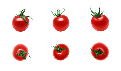 ミニトマト プチトマト トマト イラスト リアル