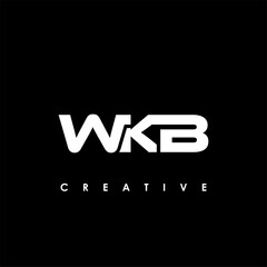 WKB Letter Initial Logo Design Template Vector Illustration