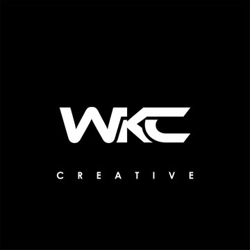 WKC Letter Initial Logo Design Template Vector Illustration