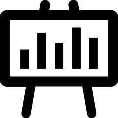 Presentation Glyph Vector Icon 