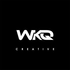 WKQ Letter Initial Logo Design Template Vector Illustration