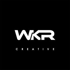 WKR Letter Initial Logo Design Template Vector Illustration