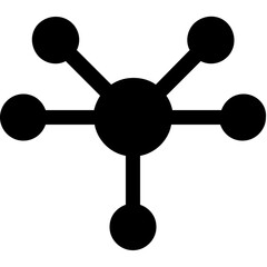 Molecular Vector Icon