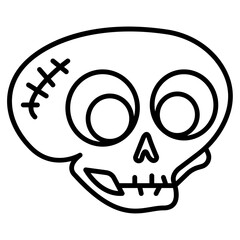 Fototapeta premium skull icon