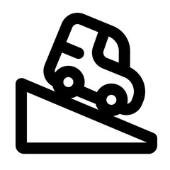 downhill