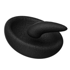 3D Mortar and pestle illustration