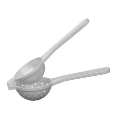 3D Stainless orange squeeze illustration