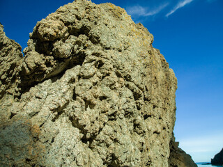 Rock at sea coast.