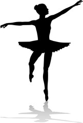 Ballet Dancer Silhouette © Christos Georghiou