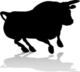 Silhouette Bull