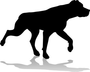 Dog Silhouette Pet Animal