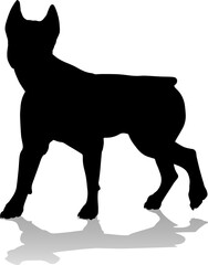 Dog Silhouette Pet Animal