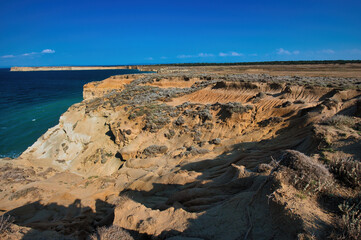 Fototapeta na wymiar Gokceada Island located in Aegean Sea region. The island belongs to Turkey.