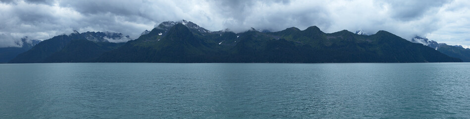 Fototapeta na wymiar Landscape in Kenai Fjords National Park in Alaska, United States,North America 