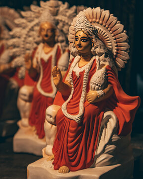 Sculpture of goddes Lakshmi