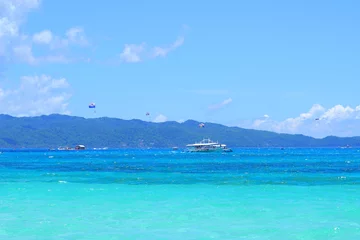 Fototapete Boracay Weißer Strand Weißer Strand, Insel Boracay, Philippinen