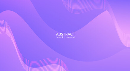 Abstract Purple background with waves, abstract background with lines