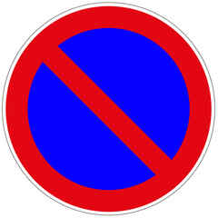Panneau routier: Stationnement interdit