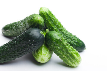 cucumber isolated on white