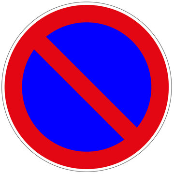 Panneau routier: Stationnement interdit