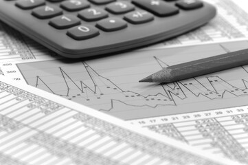 Finanzen und Kalkulation mit Chart