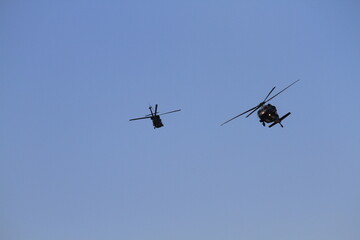 Turkish Stars, the aerobatic demonstration team of the Turkish Air Forces, perform on the 100th Independence day of Izmir, Turkey on September 09