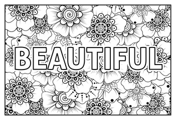motivational quotes coloring pages design .inspirational words coloring book pages design.