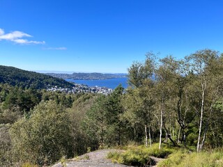  Mount Løvstakken Hiking Trial Bergen Norway