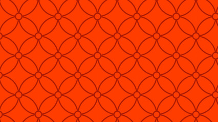 Fototapeta premium Red Traditional Japanese Pattern Background (Star Cloisonne)