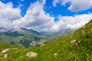 Schafalpe am Rüfikopf in den Lechtaler Alpen, Österreich