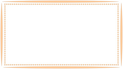 Congratulatory text box frame with dotted lines