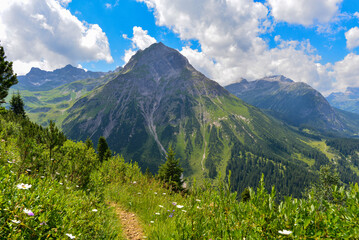 Fototapeta premium Lech am Arlberg (Vorarlberg, Österreich)