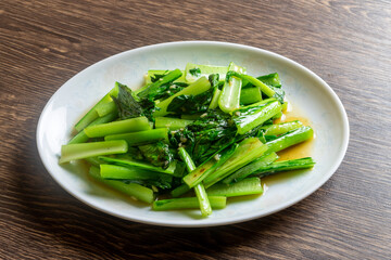 青菜炒め