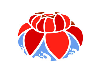 花笠のアイコン 沖縄 伝統衣装 ベクターイラスト  © creamfeeder