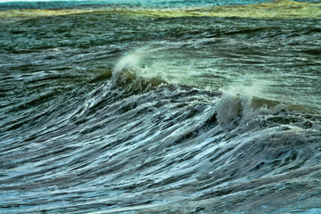 A seven-point storm happens every ten years. Cataclysms and weather phenomena at sea, storms and...