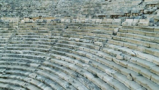 Panoramic view of Patara Ancient City. Patara, Antalya