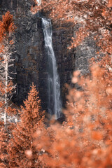 Sweden's highest waterfall 