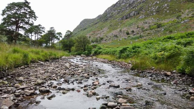 River and Lough Veagh in Glenveagh National Park, County Donegal - Republic of Ireland