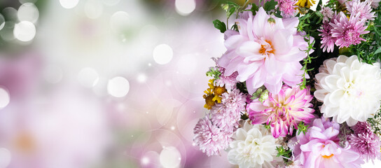 natural flowers background