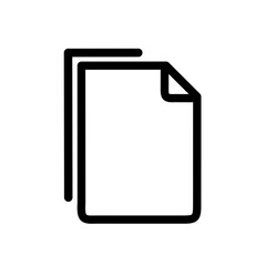 copy file icon with simple design
