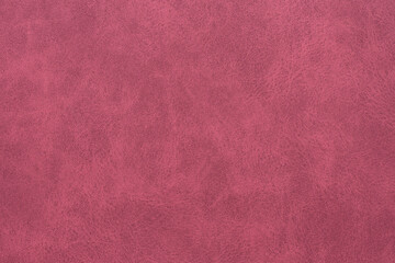 Genuine leather texture background. Red artificial leather leather background.