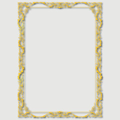 Frame, in the style of an ornament, Vector illustration eps 10, Art.