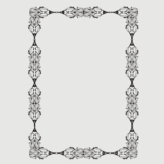 Frame, in the style of an ornament, Vector illustration eps 10, Art.