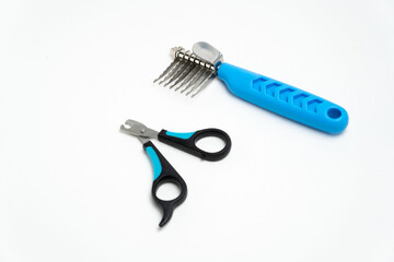 Animals grooming. Knife for wool. Claw cutter