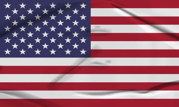vector image of american flag and American Flag Wave Close Up for Memorial Day, American Flag, Waving Flag of  USA