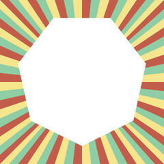 Aesthetic Colorful Frame Center Hole 