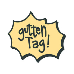 Gutten Get Word Bubble Chat Symbol Logo Collection