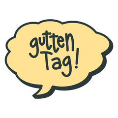 Gutten Get Word Bubble Chat Symbol Logo Collection