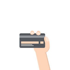 Hand Holding Credit Card Pay Bill